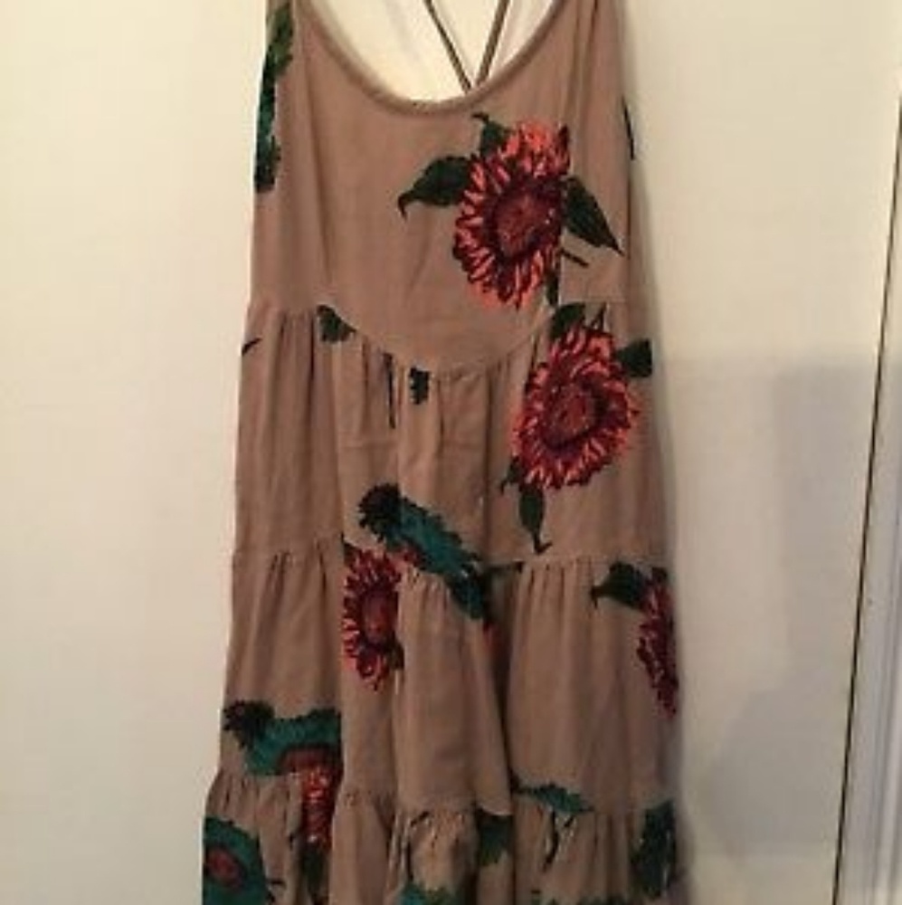 O'Neil taupe floral summer dress
